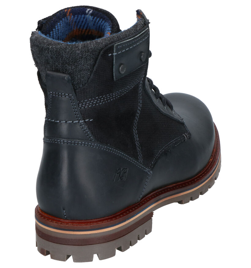 Bullboxer Grijze Boots in leer (256322)