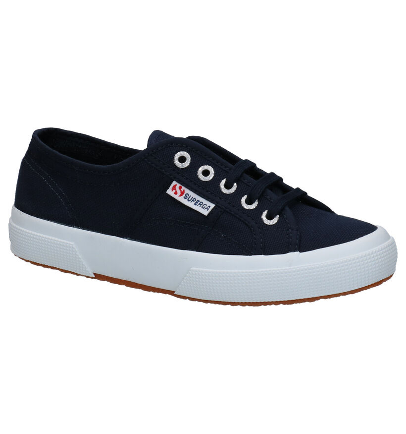 Superga Grijze Sneakers in stof (284295)