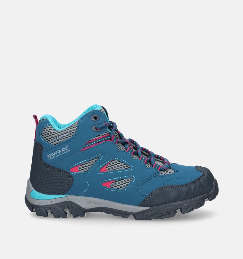 Regatta Holcombe Chaussures de randonnée en Turquoise pour filles (345224) - pour semelles orthopédiques