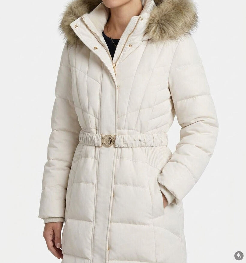 Guess Manteau Long en Beige pour femmes (381037)