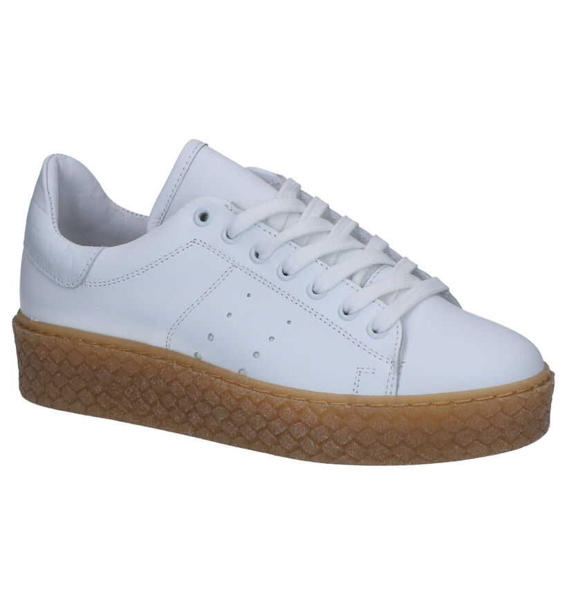 Tango Bibi Chaussures basses en Blanc en cuir (275185)