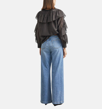 comma Jeans Blauw