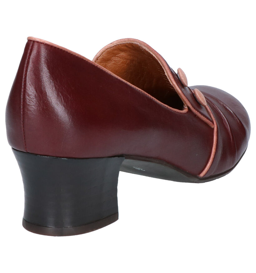 Miz Mooz Flynn Escarpins en Bordeaux en cuir (262692)