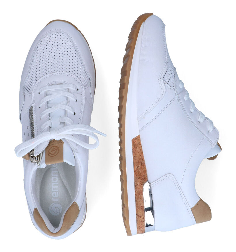 Remonte Witte Sneakers voor dames (320257) - geschikt voor steunzolen