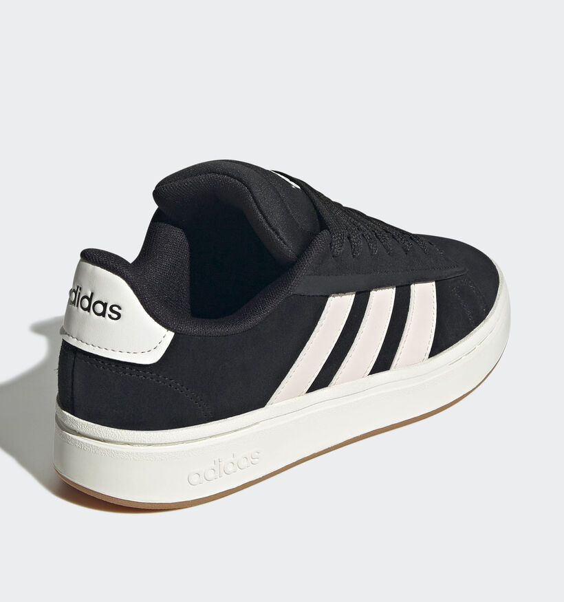 adidas Grand Court Zwarte Sneakers voor dames (359441) - geschikt voor steunzolen