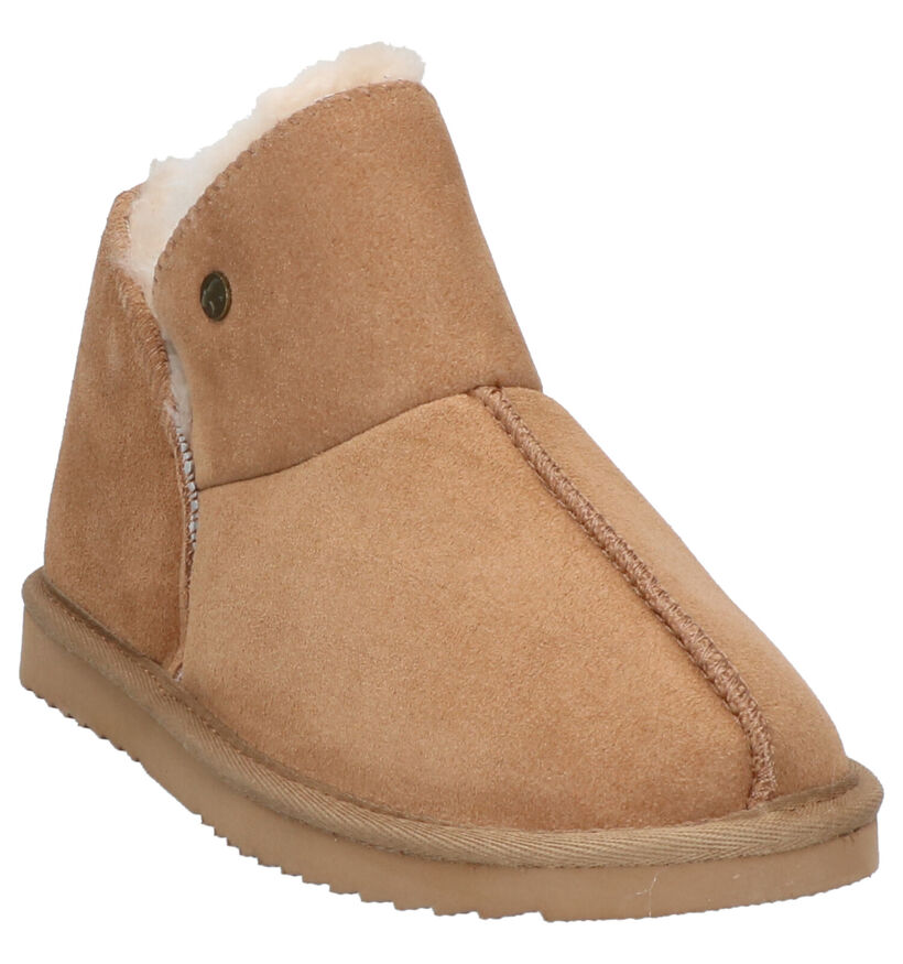 Warmbat Willow Kaki Wollen Hoge pantoffels voor dames (330328)