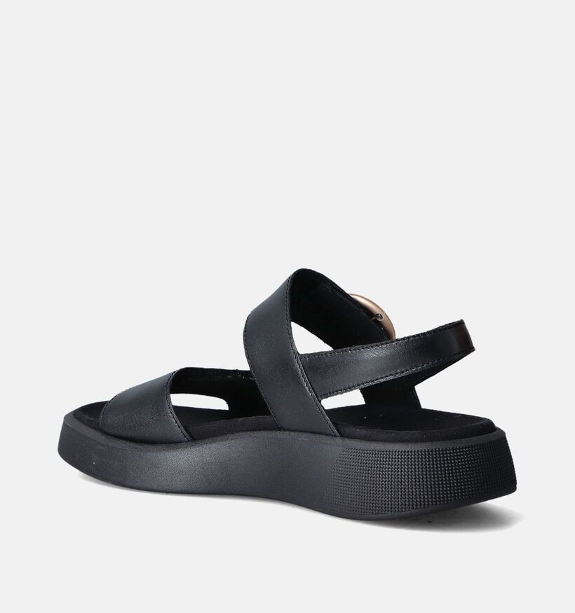 Gabor Zwarte Sandalen voor steunzolen voor dames (356659) - geschikt voor steunzolen