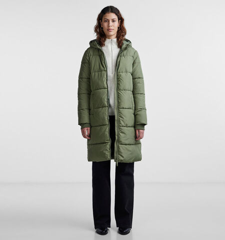 Lange jas groen