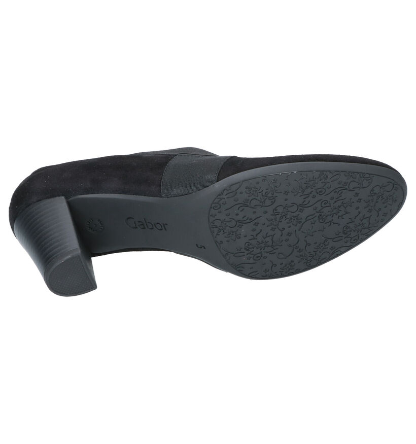 Gabor Zwarte Pumps in daim (260077)