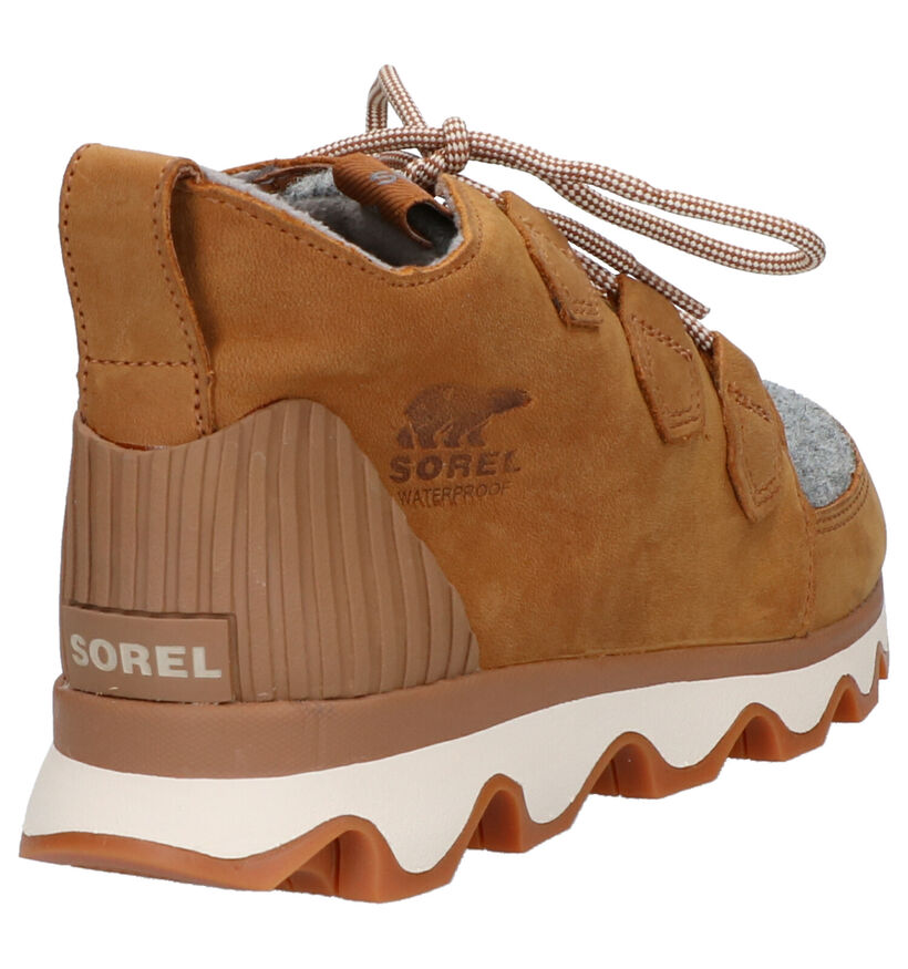 Sorel Kinetic Caribou Wandelschoenen Cognac in nubuck (255381)