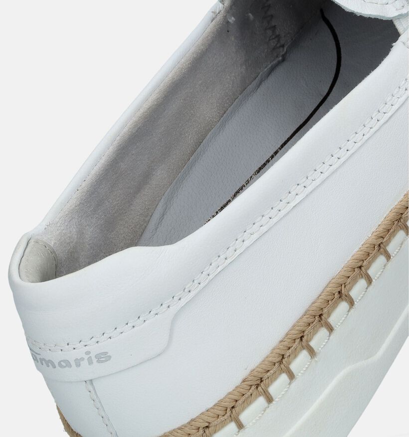 Tamaris Relax Fit Mocassins en Blanc pour femmes (335987) - pour semelles orthopédiques