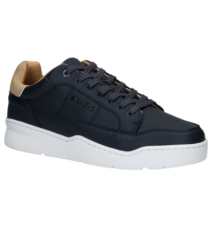 Björn Borg Chaussures à lacets en Bleu foncé en simili cuir (278509)