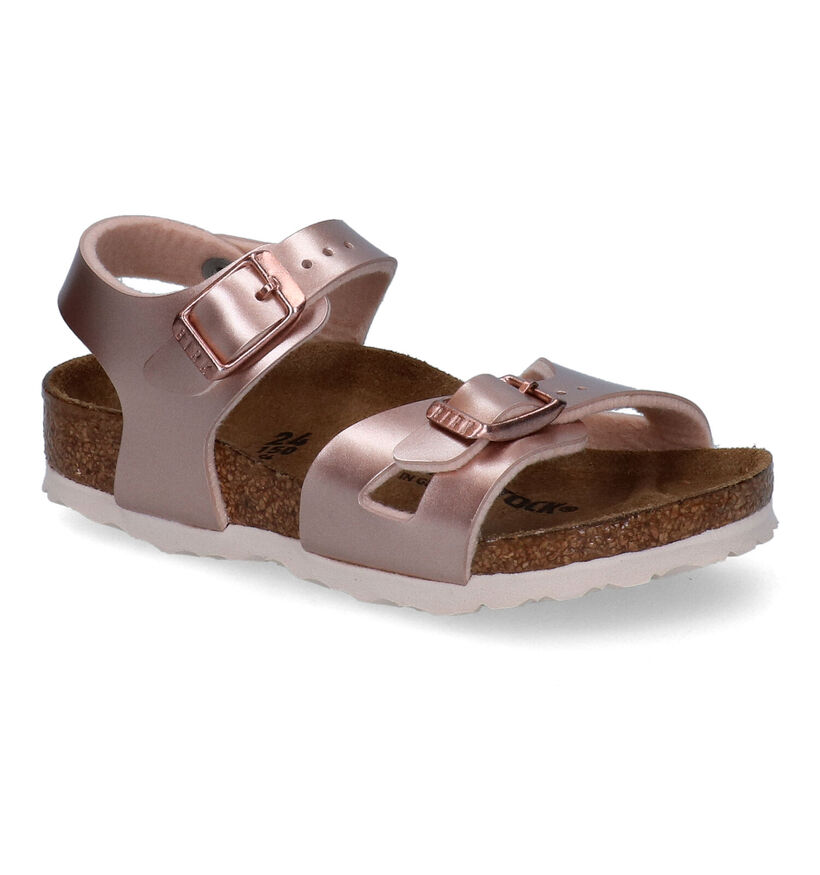 Birkenstock Rio Sandales en Rose pour filles (322467)