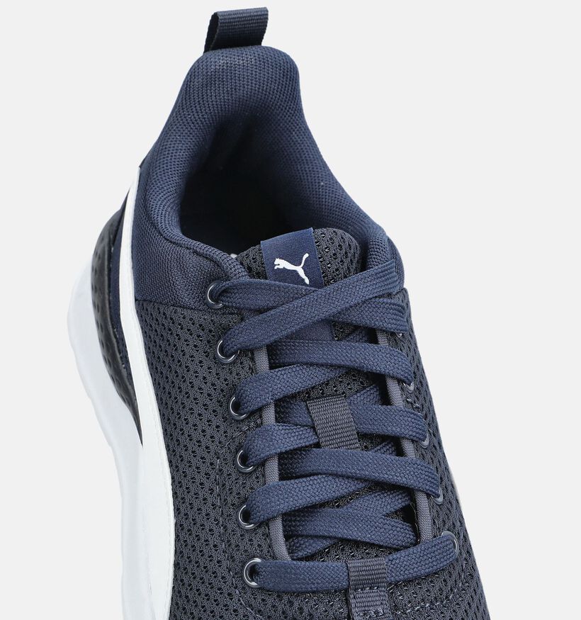 Puma Anzarun Lite Junior Baskets basses en Bleu fonc&eacute; pour gar&ccedil;ons (375559) - pour semelles orthop&eacute;diques