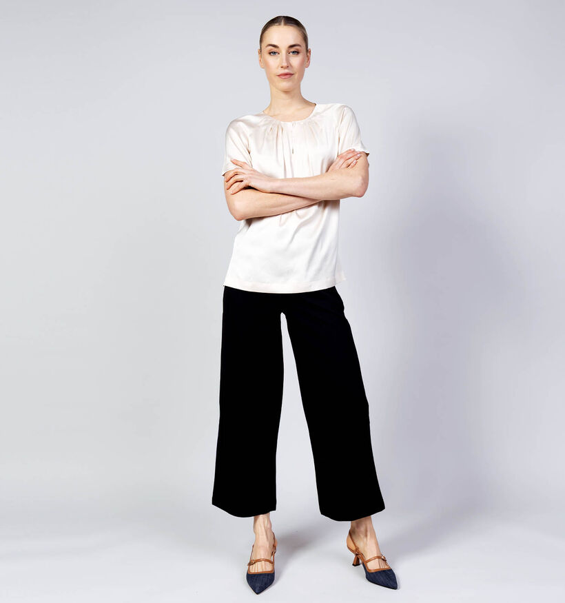 comma Blouse en Beige pour femmes (372183)