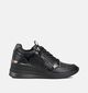 Tamaris Sleehak Sneakers Zwart voor dames (360591) - geschikt voor steunzolen