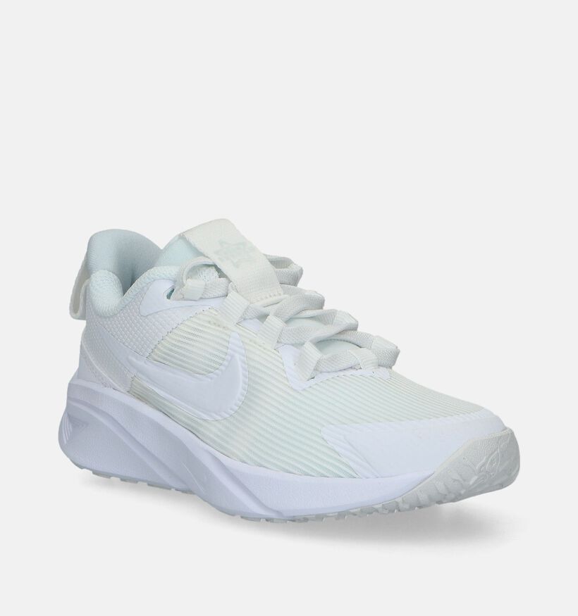 Nike Star Runner 4 Witte Sneakers voor jongens, meisjes (340370)