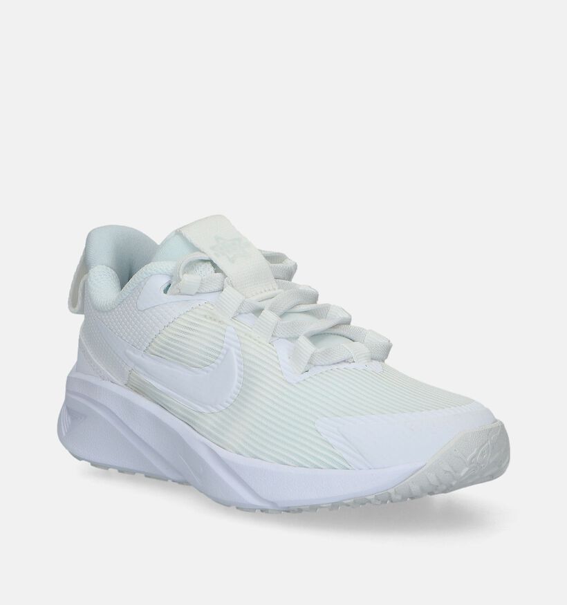 Nike Star Runner 4 Witte Sneakers voor jongens, meisjes (340370)