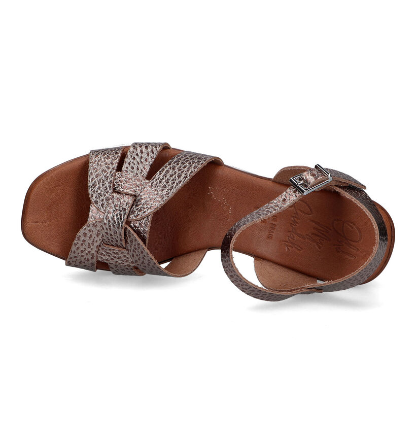 Oh My Sandals Sandales à talons en Bronze pour femmes (321779)