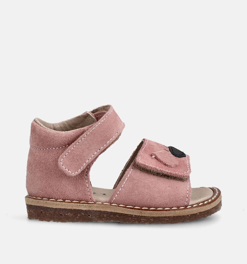 Milo & Mila Sandales pour b&eacute;b&eacute; en Rose pour filles (372551)