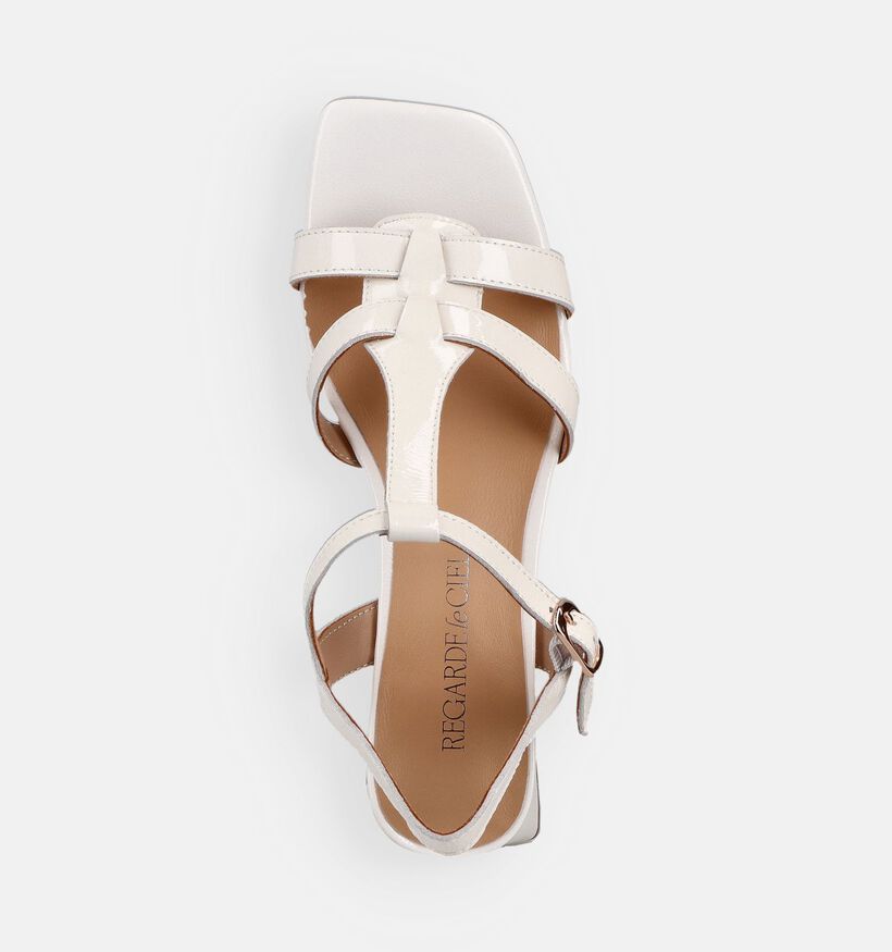 Regarde le Ciel Amalia Witte Sandalen op hak voor dames (372981)