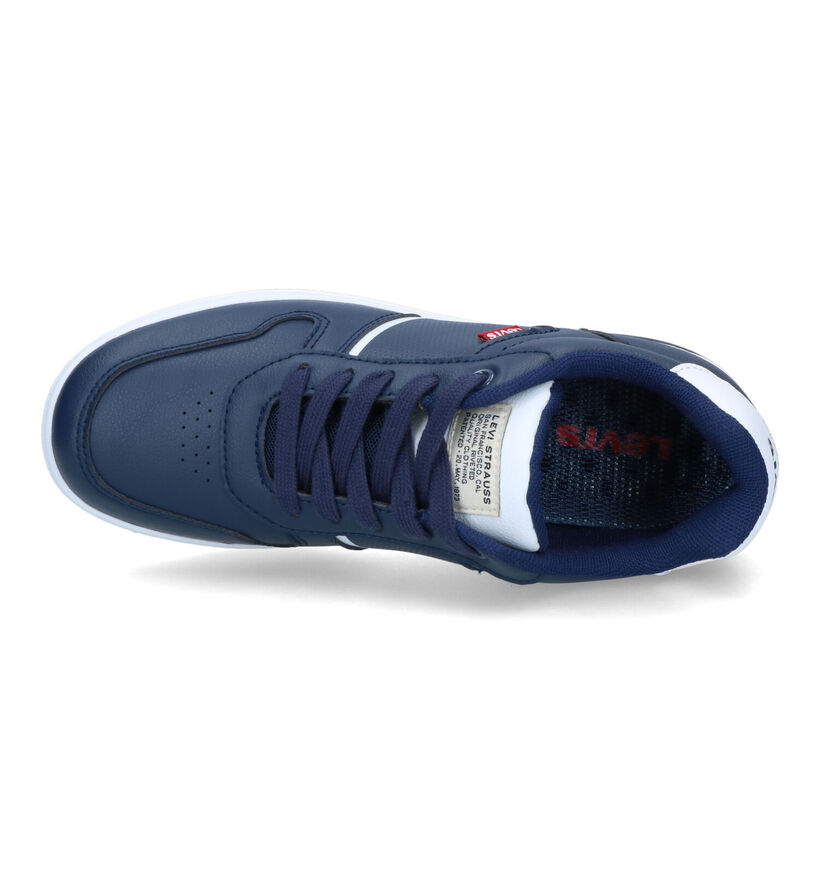 Levi's Kick T BChaussures &agrave; lacets en Bleu pour gar&ccedil;ons (338606) - pour semelles orthop&eacute;diques