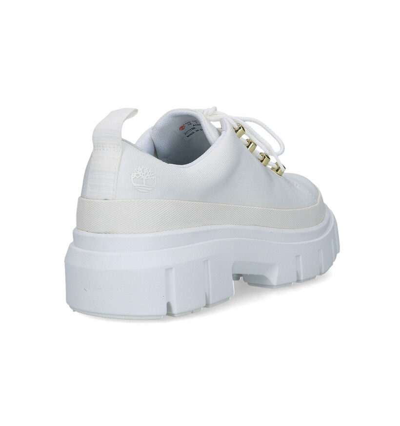 Timberland Greyfield Chaussures à lacets en Blanc pour femmes (320592) - pour semelles orthopédiques