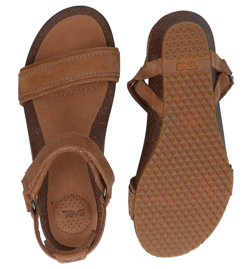 Teva Mahonia Sandales en Noir en nubuck (289236)