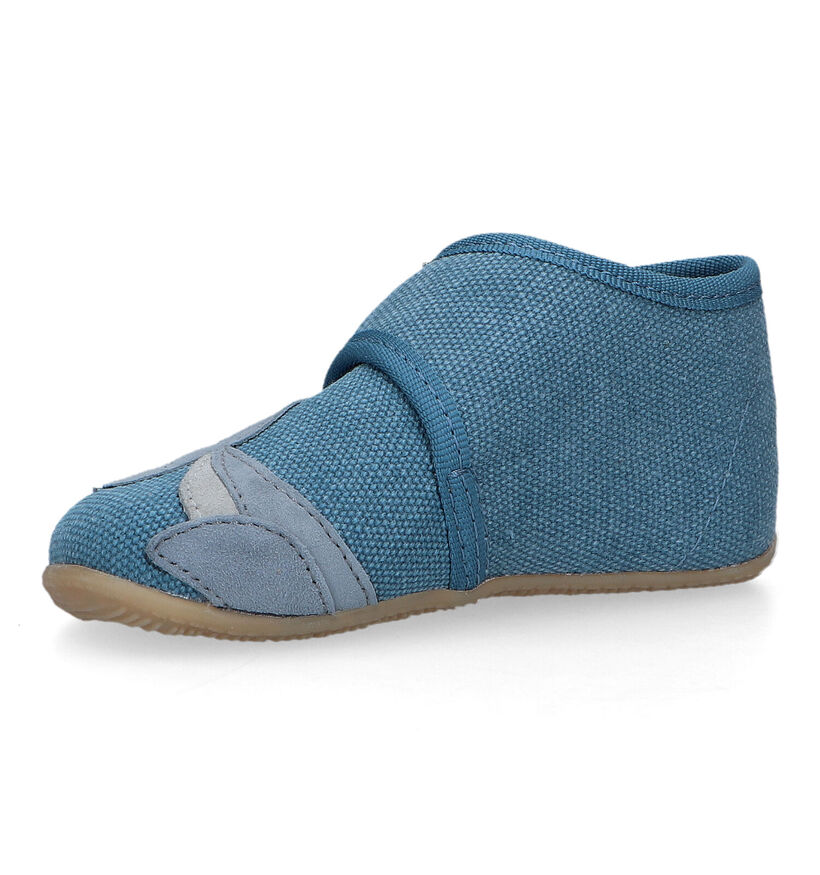 Living Kitzbühel Pantoufles pour bébé en Bleu clair pour garçons (309796)