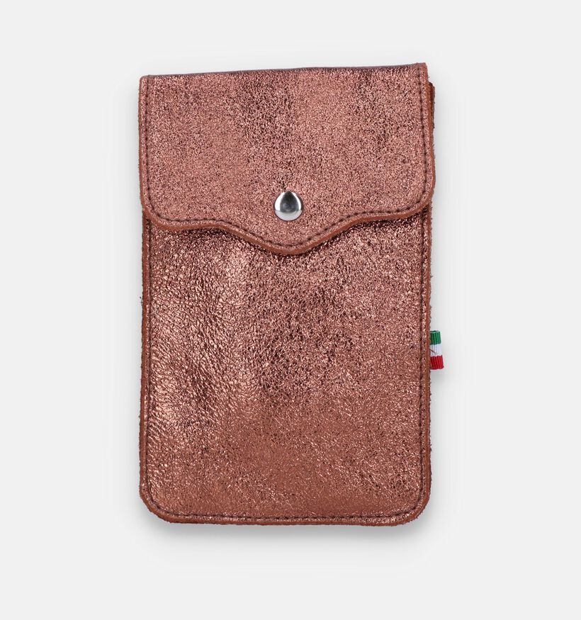 Time Mode Jin Pochette pour téléphone en Marron pour femmes (337420)