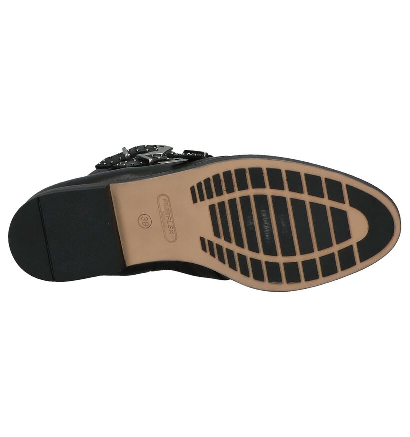 Stoere Boots Gosh Zwart met Gesp in leer (201289)