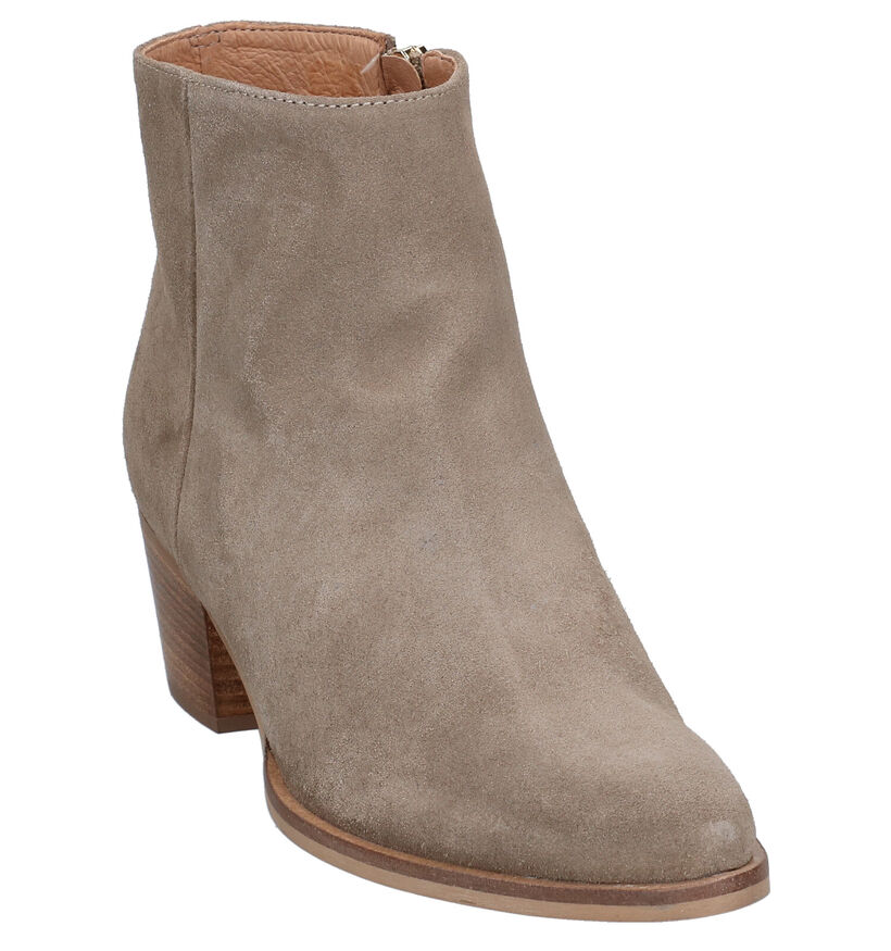 Gosh Santiags en Taupe en nubuck (287435)