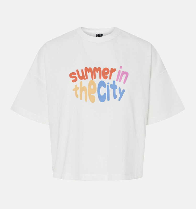 Pieces Chilli Wit T-shirt voor dames (359046)