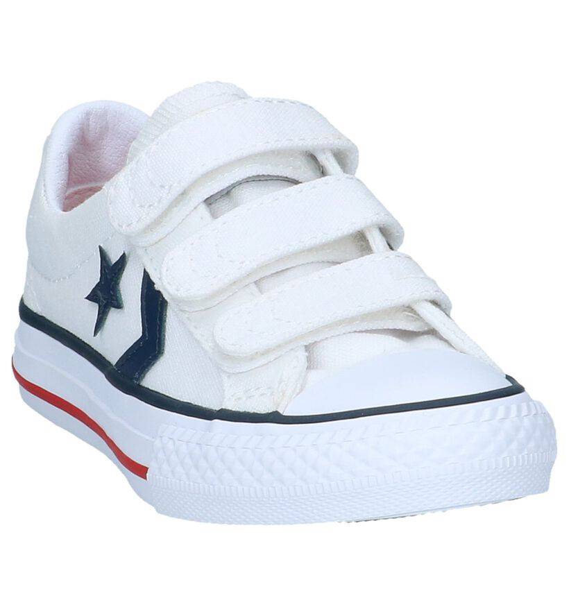 Witte Sneakers Converse Star Player in stof (238418)
