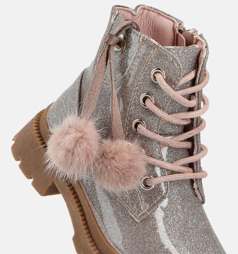 Milo & Mila Chaussures hautes en Argent pour filles (362973)