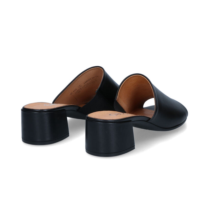Comfort Nu-pieds à talons en Noir pour femmes (306150)