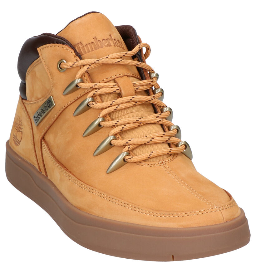 Timberland Davis Square Hiker Zwarte Bottines in kunstleer (278929)