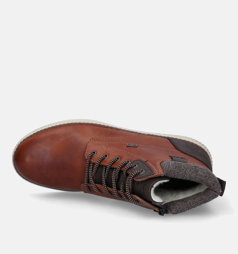 Rieker Chaussures hautes en Cognac pour hommes (331756) - pour semelles orthopédiques