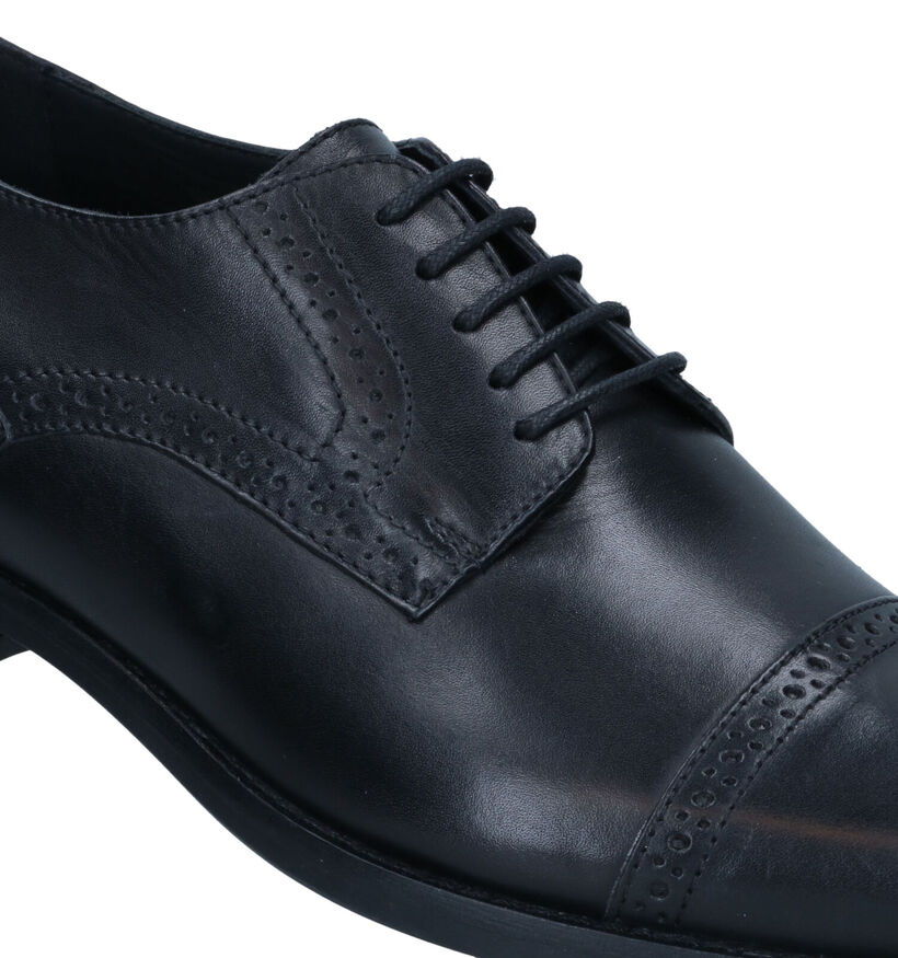 Geox Hampstead Zwarte Geklede Veterschoenen voor heren (326757)