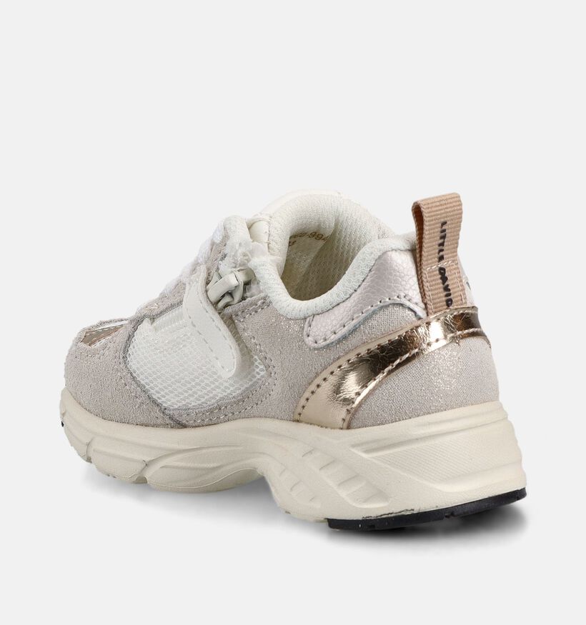 Little David Beige Sneakers voor meisjes (370831) - geschikt voor steunzolen