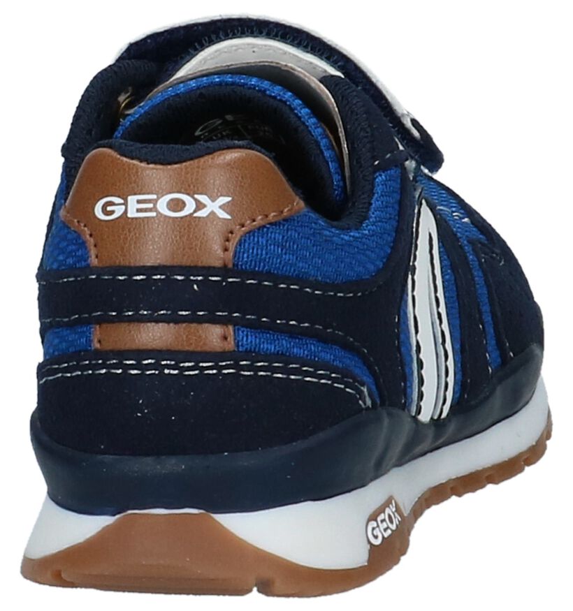 Geox Baskets basses en Bleu foncé en textile (210527)