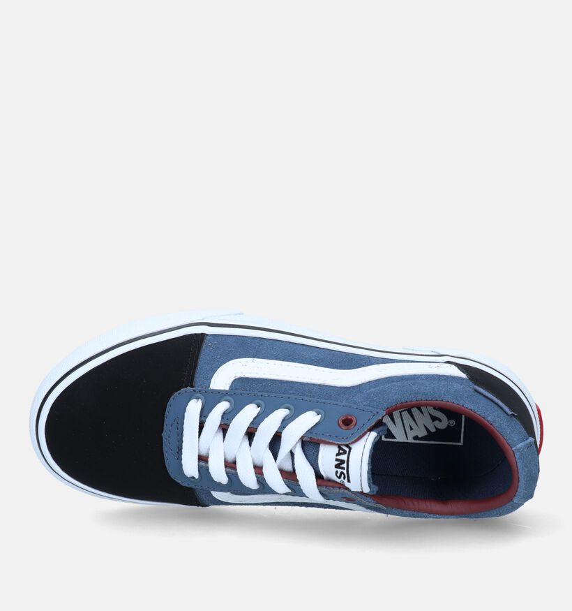 Vans Ward Vansguard Basket skate en Bleu pour filles, garçons (334089)