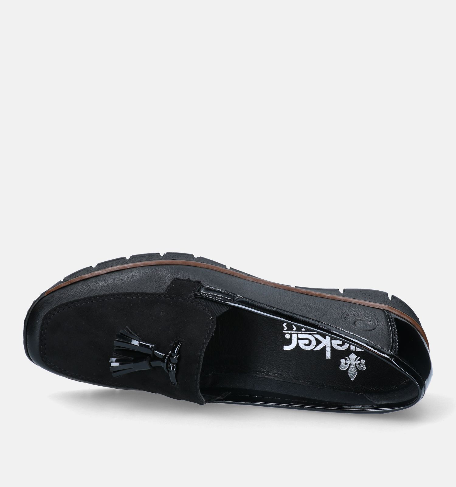 Rieker Zwarte Instappers Dames Lage schoenen Online op TORFS.BE