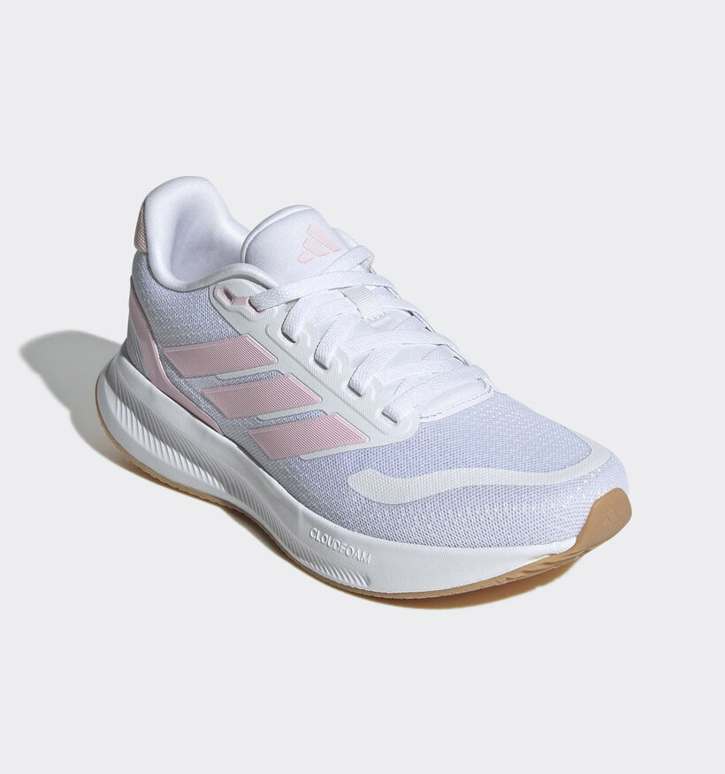 adidas RUNFALCON Wit/Roze Sneakers voor meisjes (359684) - geschikt voor steunzolen