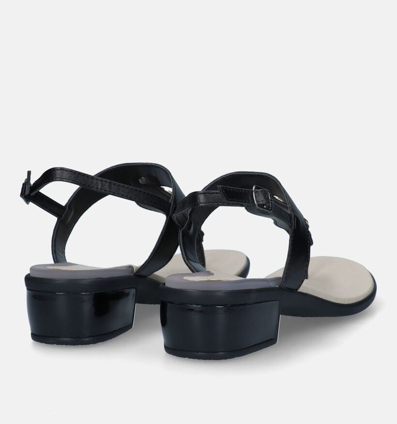 Scholl Yoko Flip-Flop Sandales en Noir pour femmes (336733)