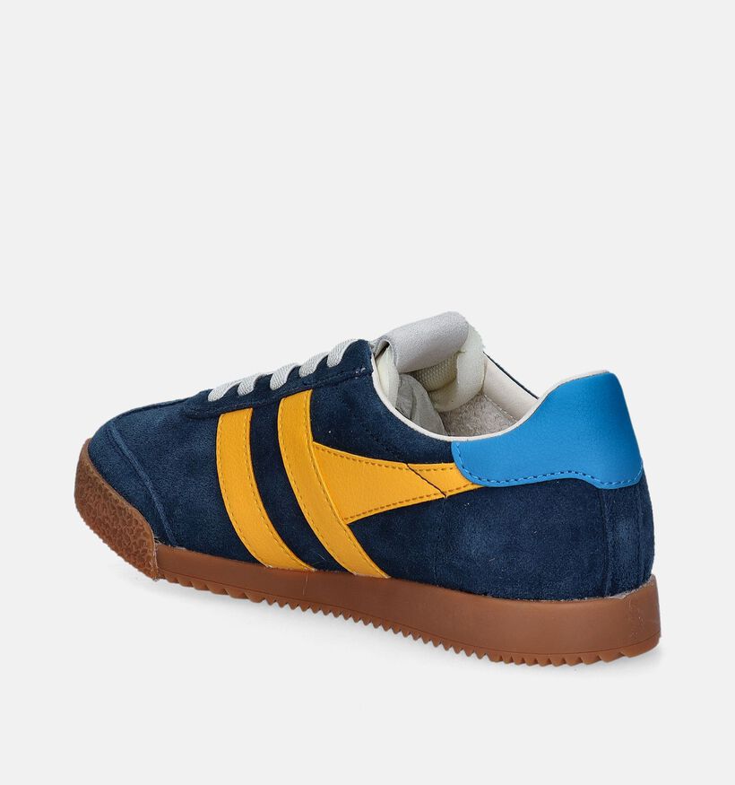 Gola Elan Blauwe Sneakers voor jongens, meisjes (345133) - geschikt voor steunzolen