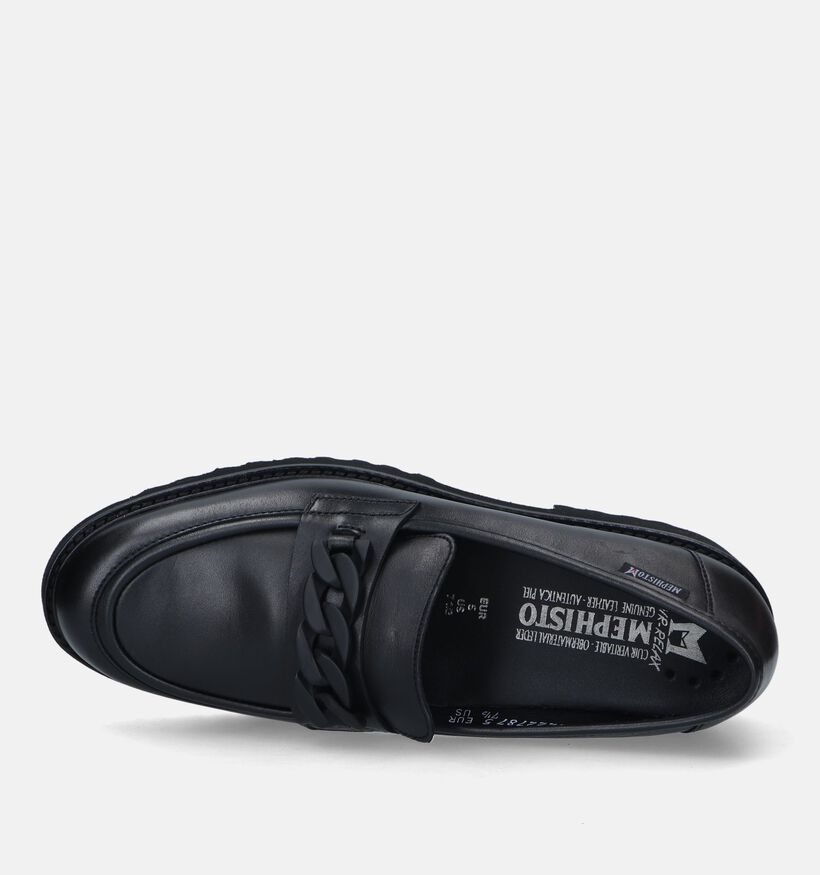 Mephisto Salka Mocassins en Noir pour femmes (330834) - pour semelles orthopédiques