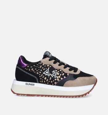 Sun68 Sneakers Black/Dark Beige