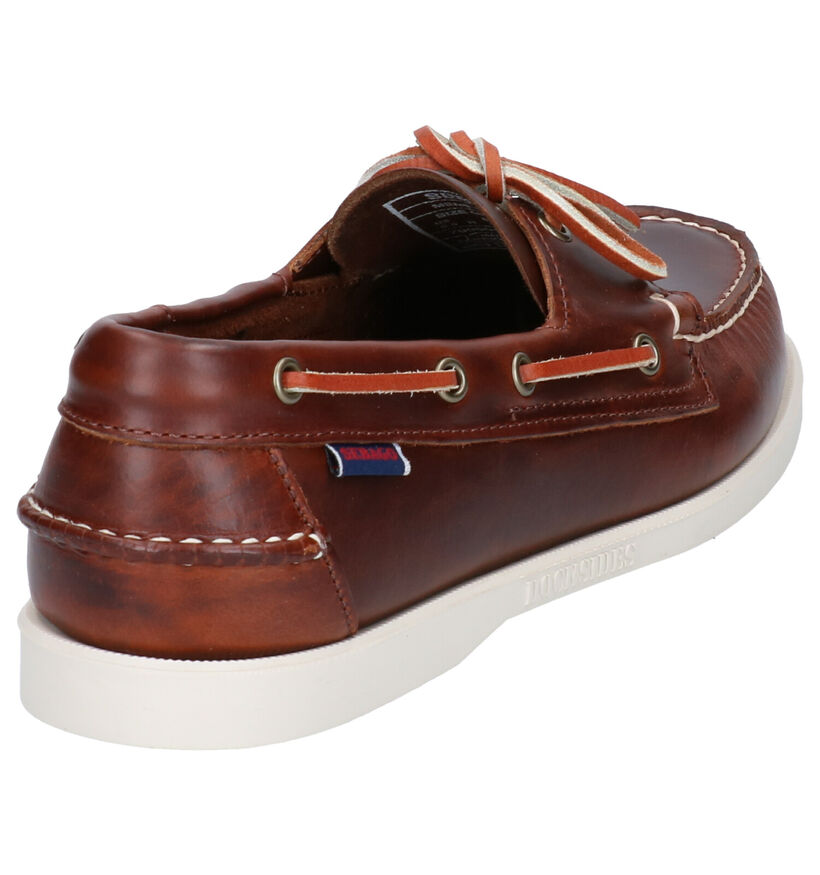 Sebago Dockside Chaussures bateau en Brun pour hommes (336831)