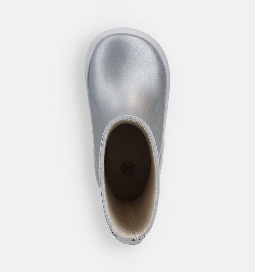 Bergstein Rainboot Glam Zilveren Regenlaarzen voor jongens (366669) - geschikt voor steunzolen